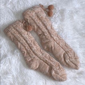 NWOT knit ugg sock slippers